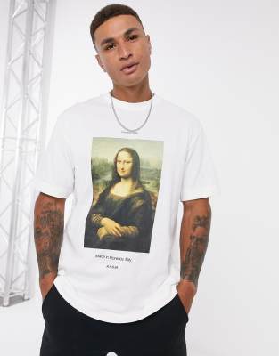 bershka mona lisa shirt