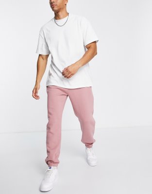 Topman oversized trackies in pink