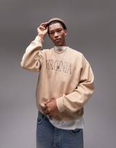 Reebok Vintage sweatshirt in brown - Exclusive to ASOS