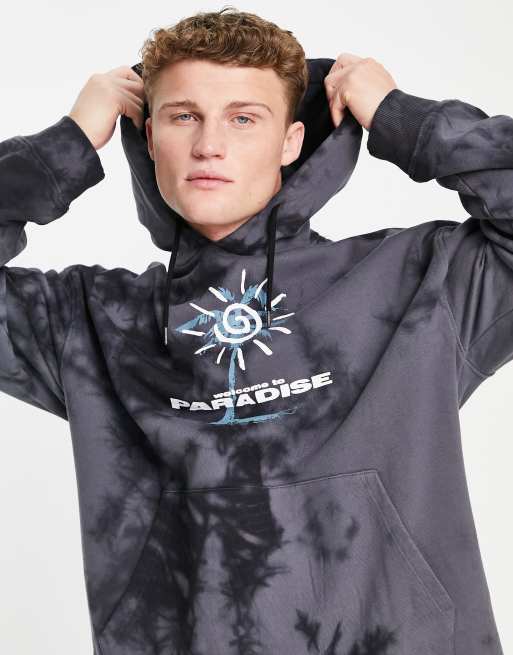 Topman tie best sale dye hoodie