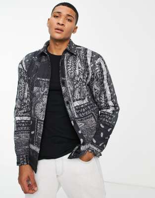 paisley quilted jacket