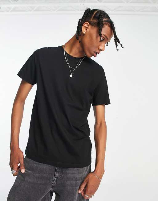 Topman med 2 klassiske T-shirts sort |