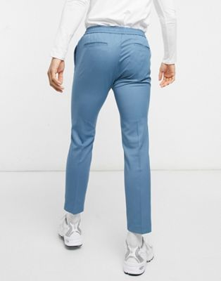 Joggers Topman - Pantalon ajusté élégant style jogger - Bleu