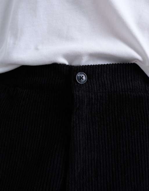 Topman - Pantalon ajusté en velours côtelé - Noir, 4 de 5