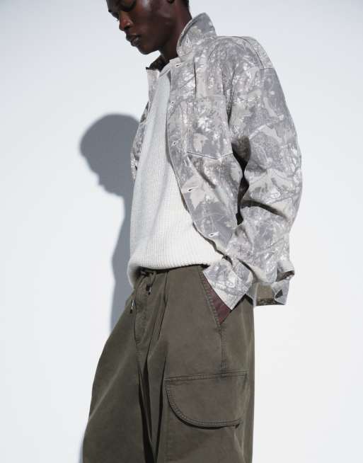 Topman - pantalón cargo balloon fit en caqui, 5 de 5