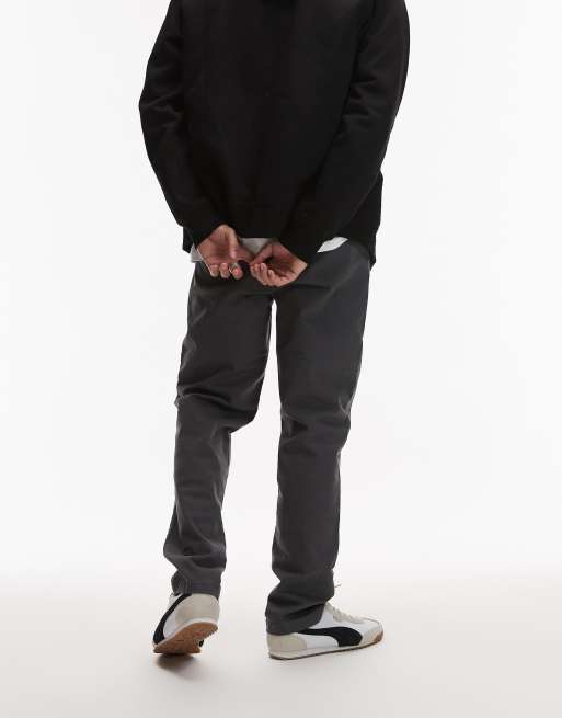 Topman - Pantalon chino ajusté - Anthracite, 4 de 5