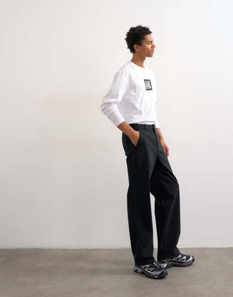 Topman - Pantalon chino droit - Noir - view 1