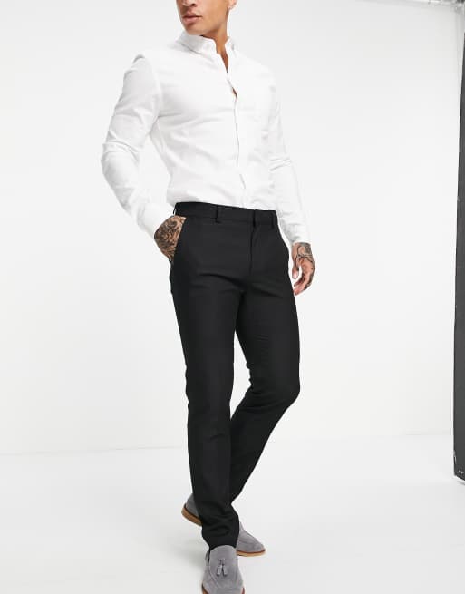 Topman - Pantalon de costume skinny - Noir , 4 de 4
