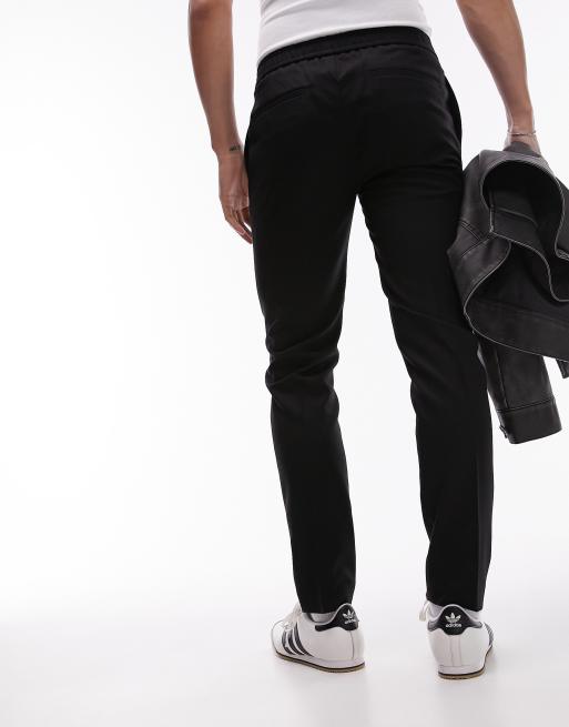 Topman - Pantalon de jogging à taille élastique - Noir, 4 de 5