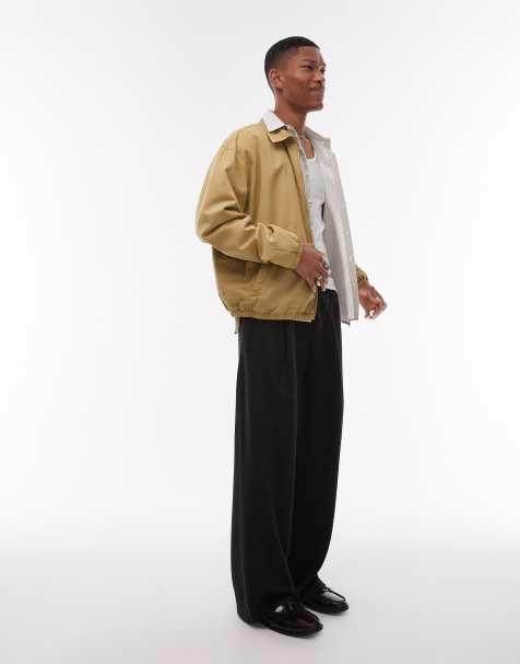 Topman - Pantalon de jogging baggy en tissu texturé - Anthracite - view 1