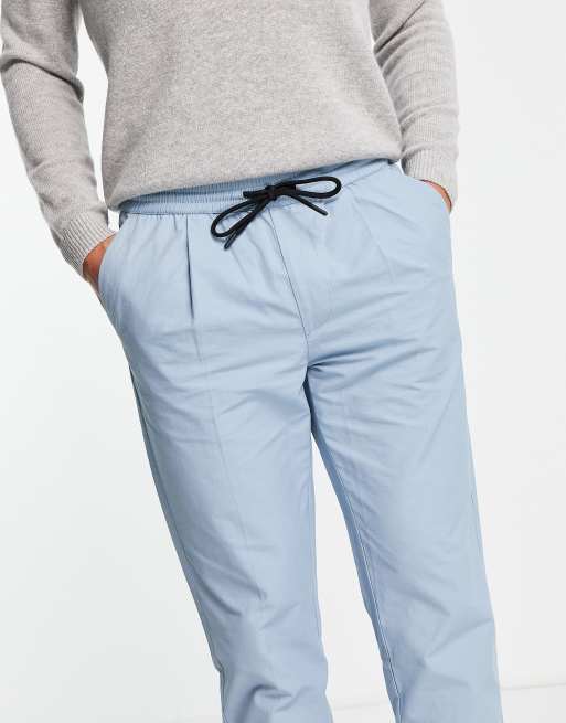 Topman - Pantalon fuselé à taille élastique - Bleu, 2 de 4