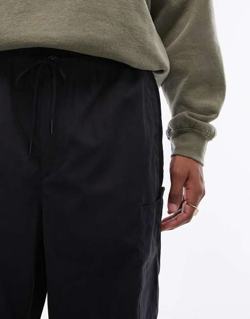Topman - Pantalon large coupe cargo - Noir, 2 de 5