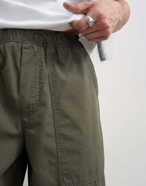 Topman pantalon ripstop coupe baggy kaki, 5 de 5