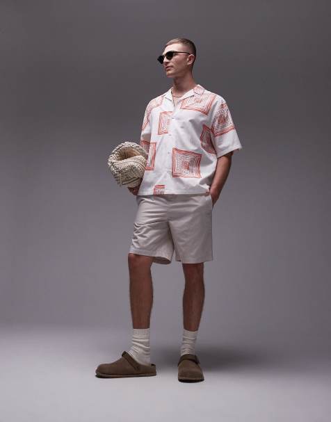 Topman - Pantaloncini grigi con vita elasticizzata - view 1