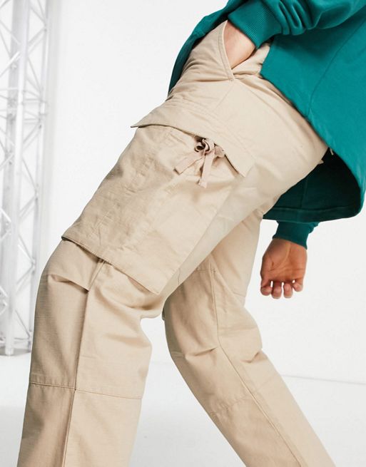 Pantaloni Cargo con tasche e laccetti