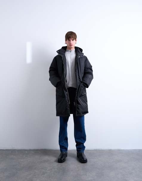 Topman - Parka met twee zakken in zwart - view 1