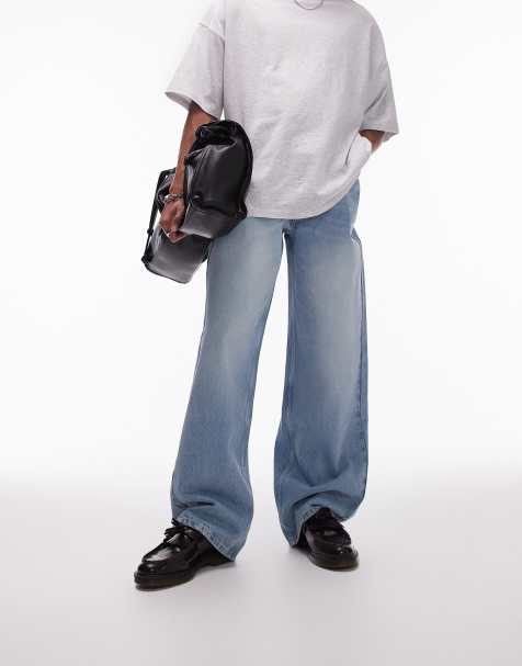 Topman - Posede jeans i lys sommervask - view 1