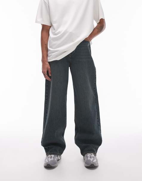 Topman - Posede jeans i mørk vask - view 1