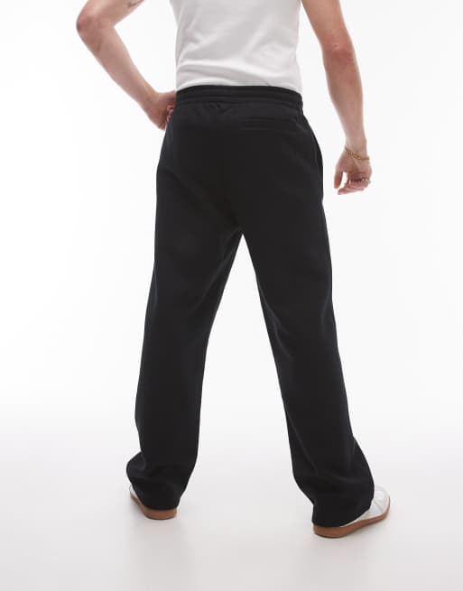 Topman Premium – Grube czarne joggersy z prostymi nogawkami, 2 z 5