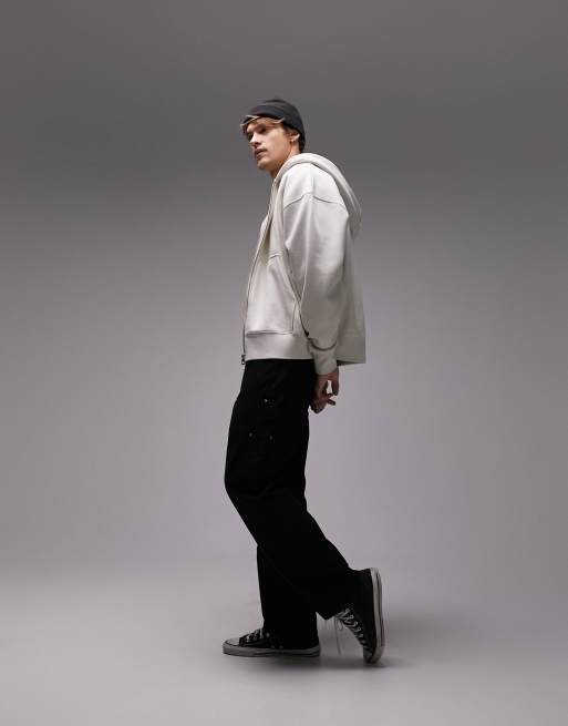 ASOS EDITION premium oversized heavyweight hoodie and sweatpants in oatmeal