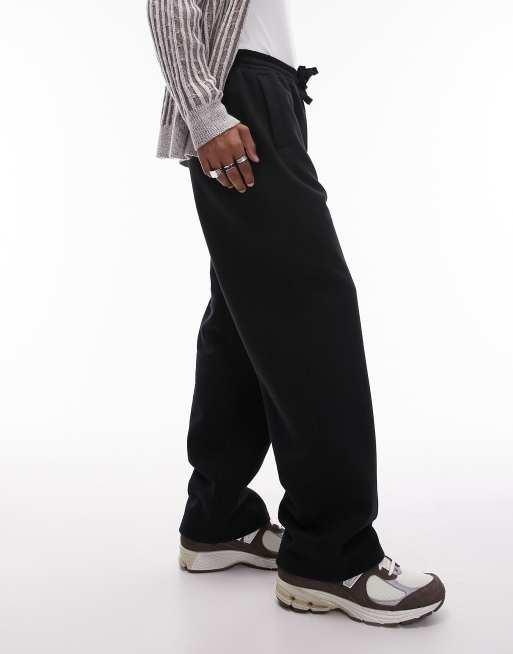 HEAVYWEIGHT STRAIGHT LEG SWEATPANTS - BLACKn – VSMINE