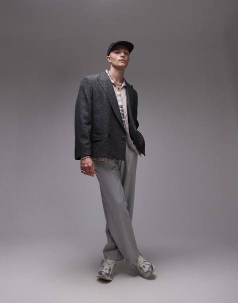 Topman - Premium - Jakkesæt med salt- og pebermønster - view 1
