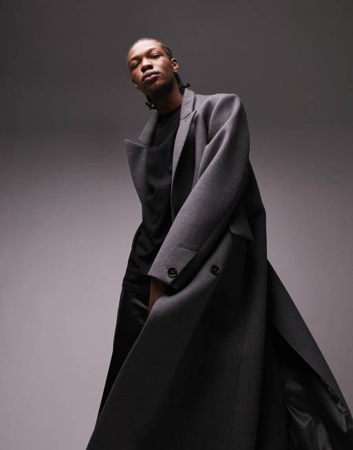 Charcoal on sale overcoat mens