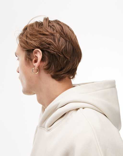 Topman – Premium – Svart och naturvit, kraftig huvtröja i oversize, 2-pack, 3 av 4
