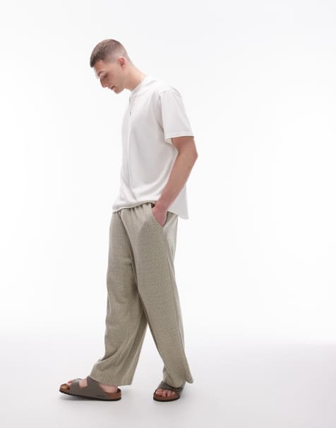 Topman premium viscose oversized fit t-shirt in ecru - view 1