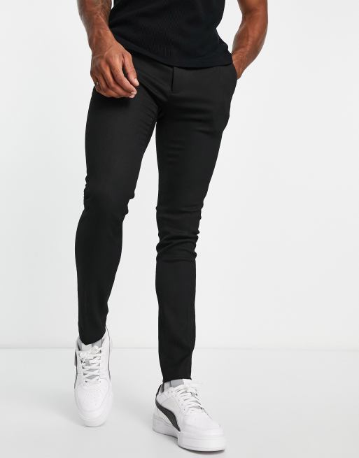 Msscreation Slim Fit Men Black Trousers - Buy Msscreation Slim Fit