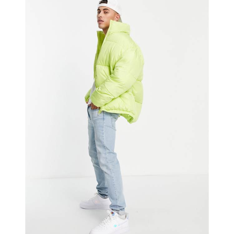 Lime green hotsell bubble coat