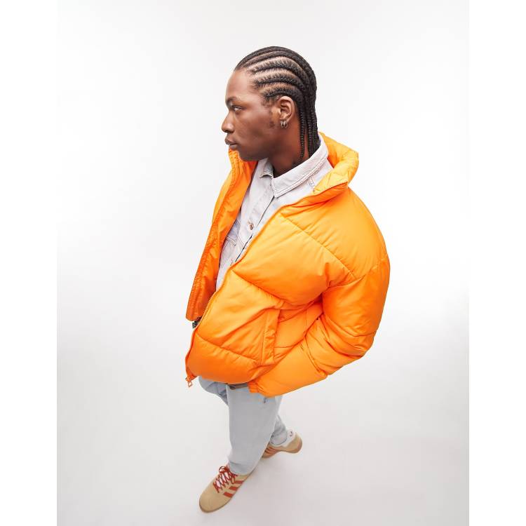 Cheap monday clearance puffer jacket orange