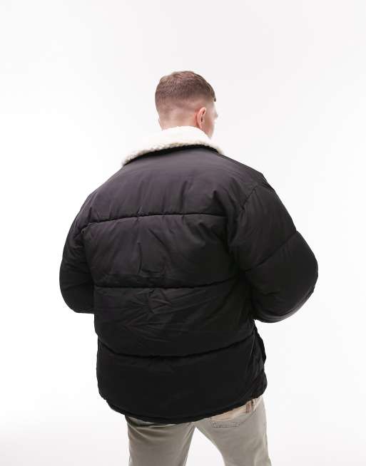 Topman 2024 black puffer