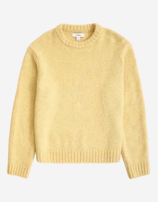 Topman pull en maille ample coupe relaxed jaune, 6 de 7