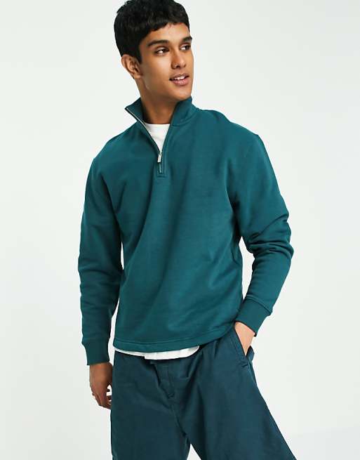quarter zip sweat shirt