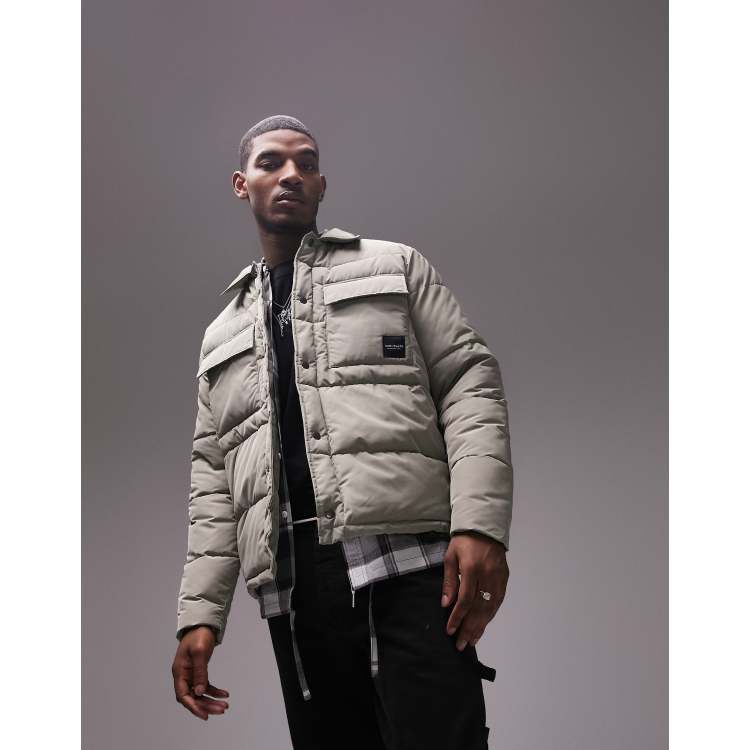 Topman quilted jacket sale