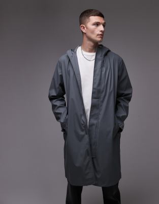 rain jacket in gray