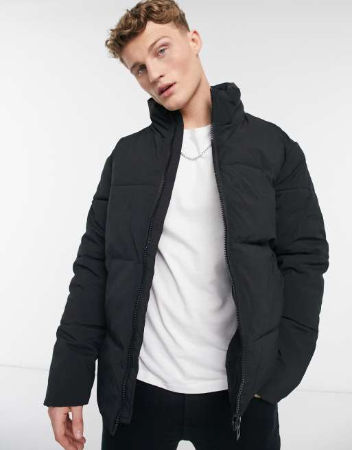 Topman black hot sale puffer jacket