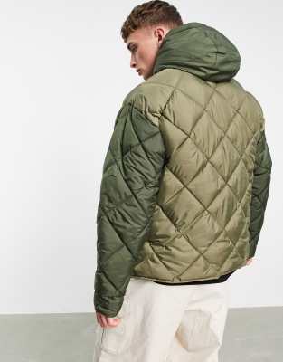 topman khaki parka