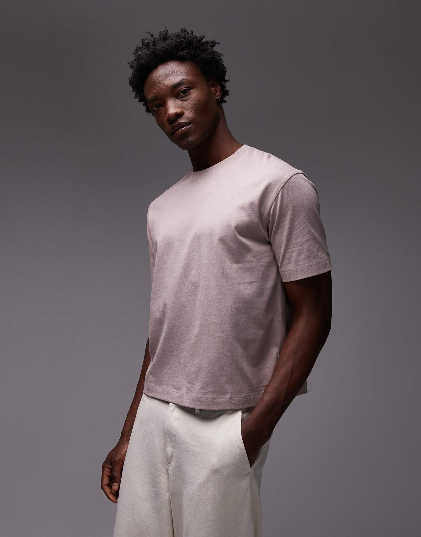 Футболка Topman regular crop fit из норки