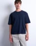 Topman oversized fit cropped T-shirt in black