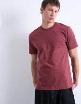 Topman regular fit t-shirt in burgundy
