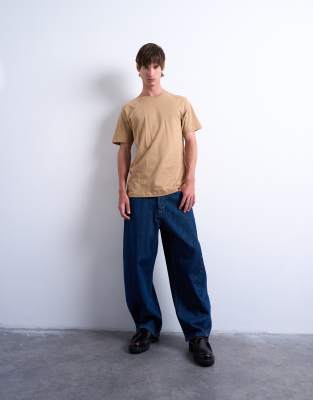 Topman Regular Fit T-shirt In Brown