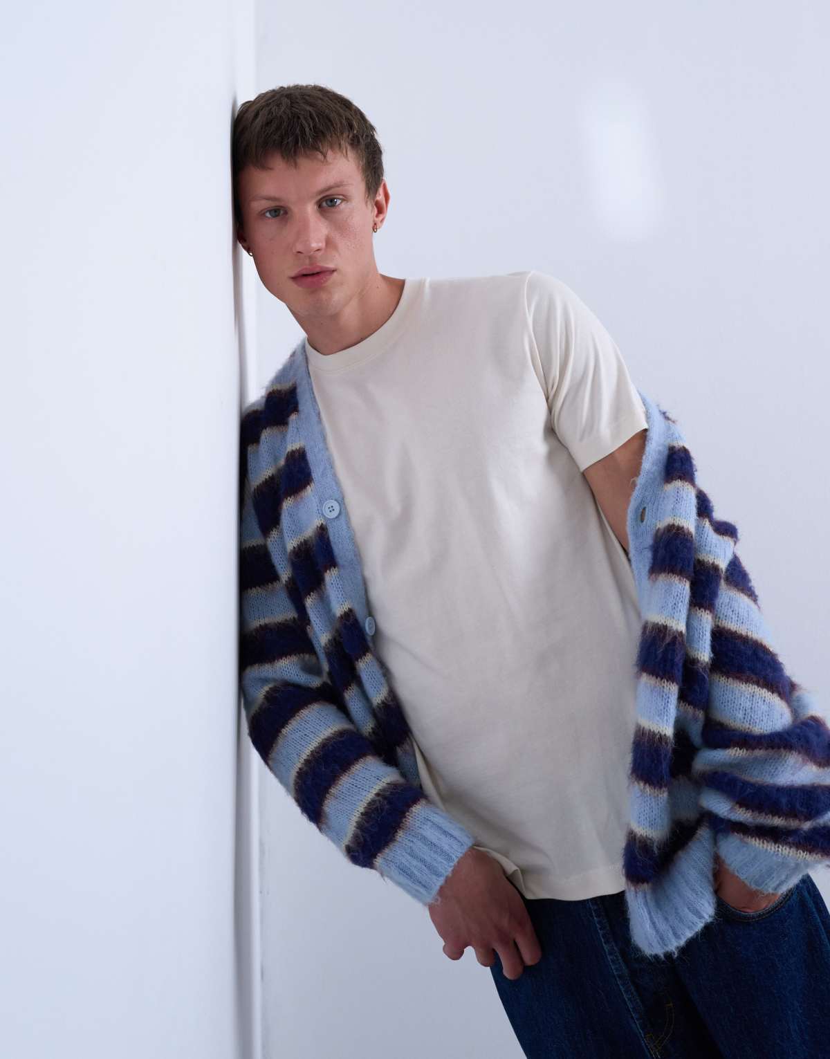 Topman regular fit t-shirt in ecru