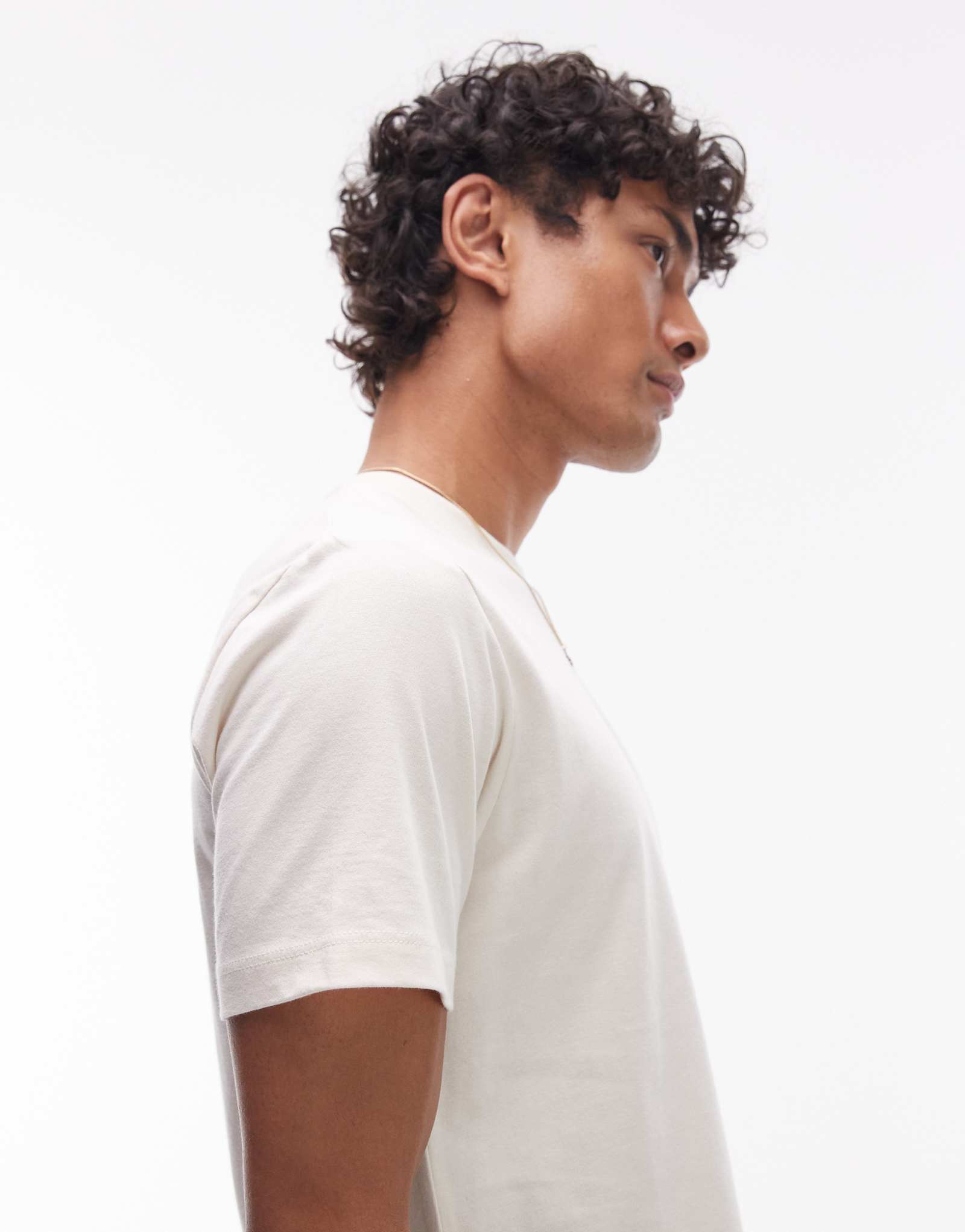 Футболка Topman regular fit цвета экрю