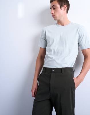 Topman Regular Fit T-shirt In Gray