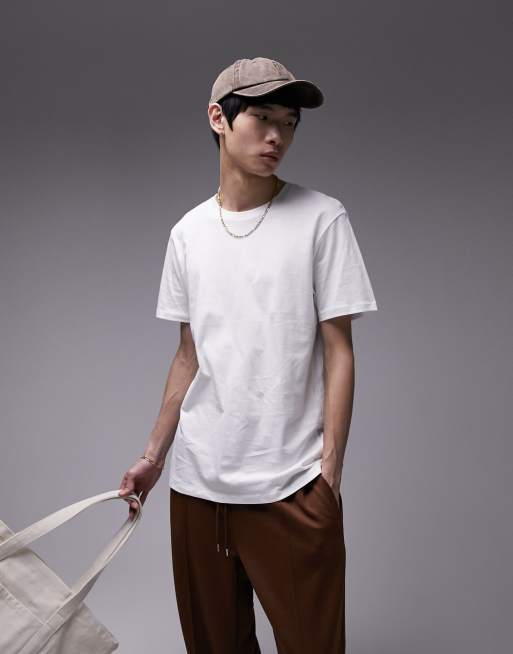 Topman regular fit t-shirt in white