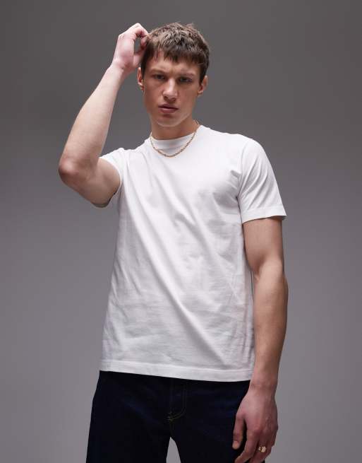 Topman regular fit t-shirt in white