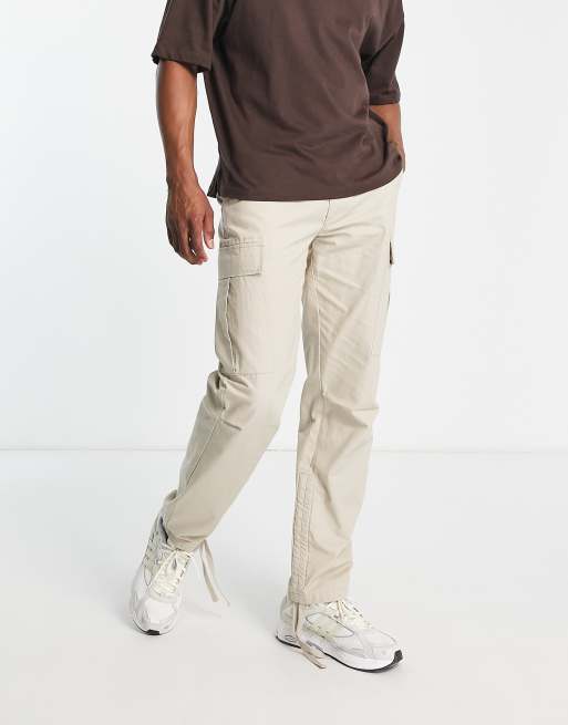 Mens cotton best sale cargo trousers