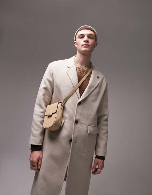 Topman hot sale beige coat